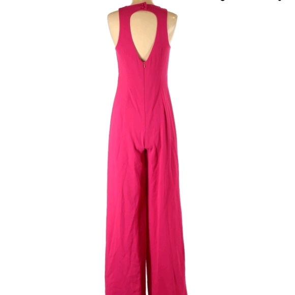 NWT Trina Turk flowing pink jumpsuit - Picture 2 of 4